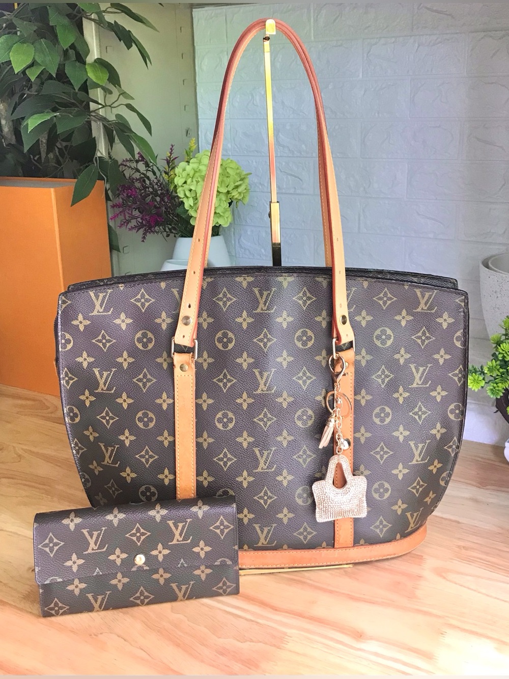 ✅LV BUNDLE DEAL LARGE BAG+LONG WALLET AUTHENTIC